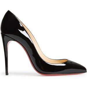 Christian Louboutin Pigalle Patent Black Pump 39.5